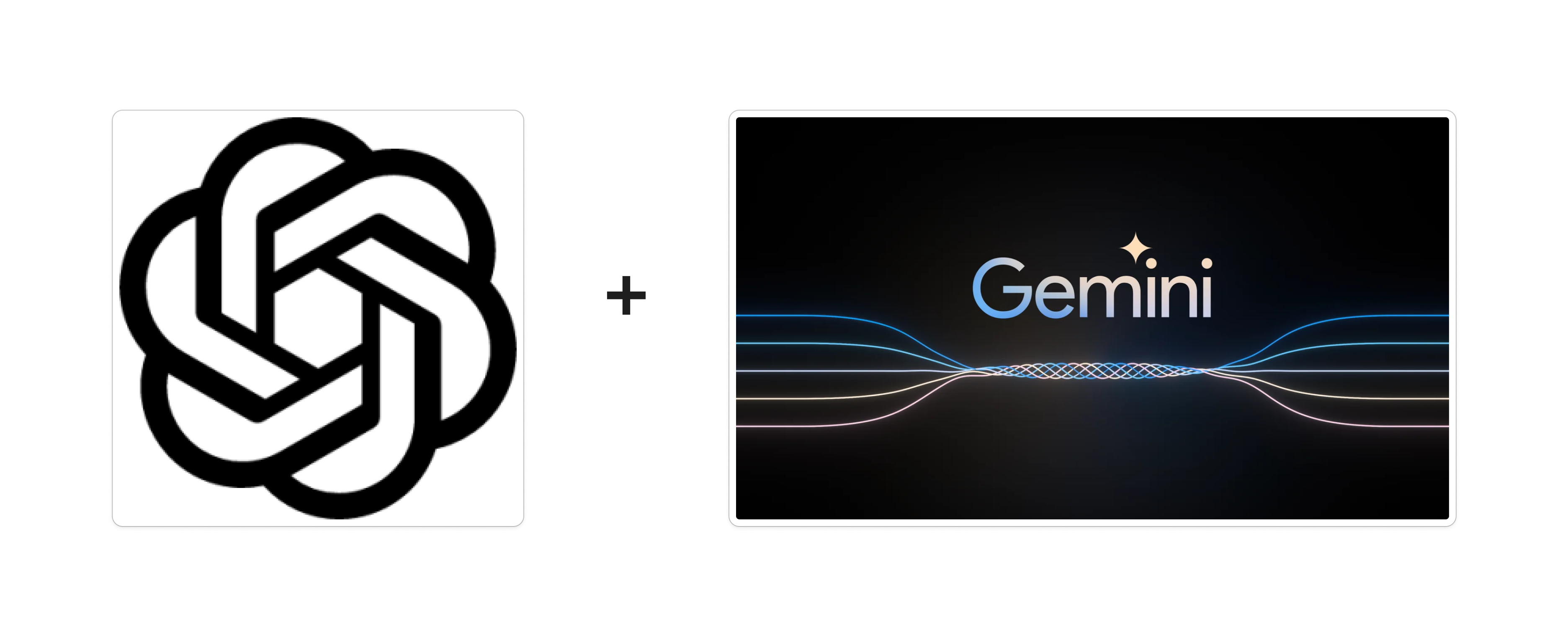 OpenAI and Gemini logo